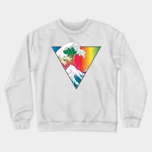 Gay Wave Off Kanagawa Crewneck Sweatshirt